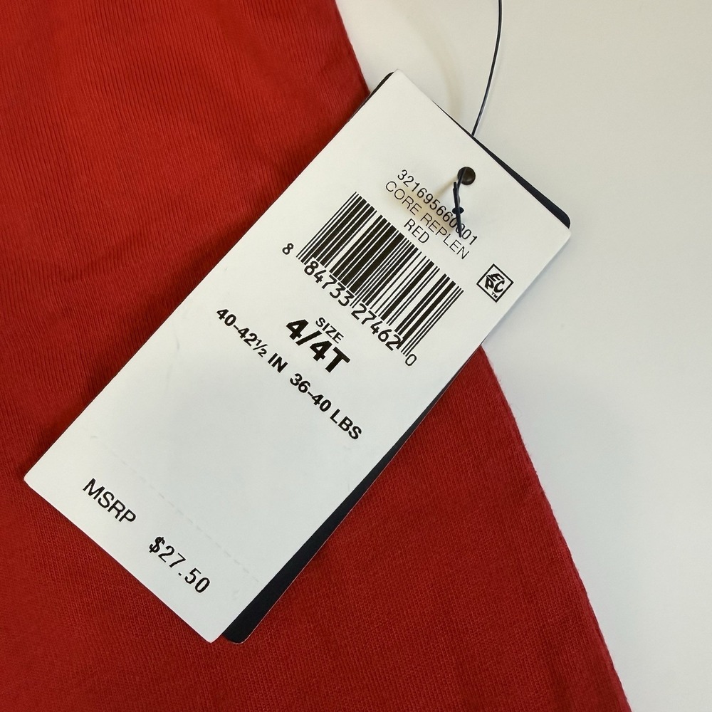 NWT Polo Ralph Lauren Boys 4T American Flag Graphic T-Shirt Red Cotton Classic - Picture 4 of 7